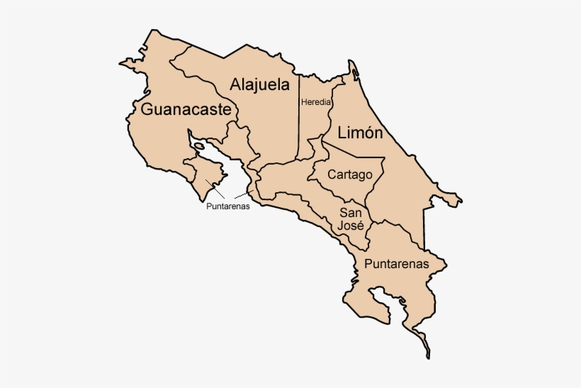 Costa Rica Provinces Named - Diocesis De Limon Costa Rica, transparent png download