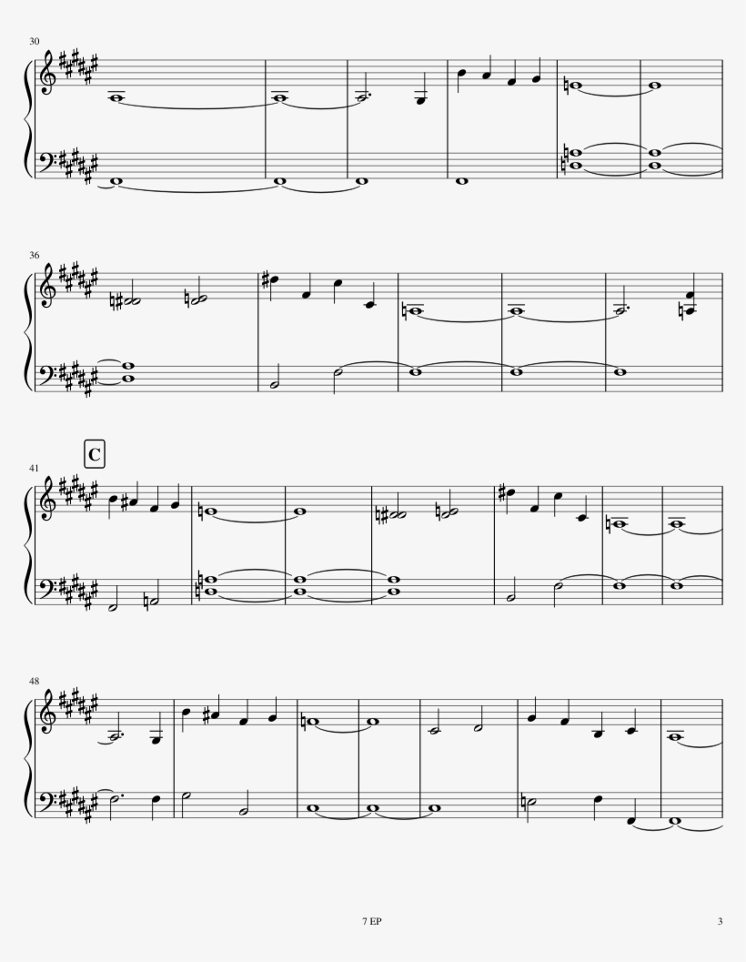 7 Sheet Music Composed By Joel Thomas Zimmerman 3 Of - Gula Deadmau5 Sheet Music, transparent png download