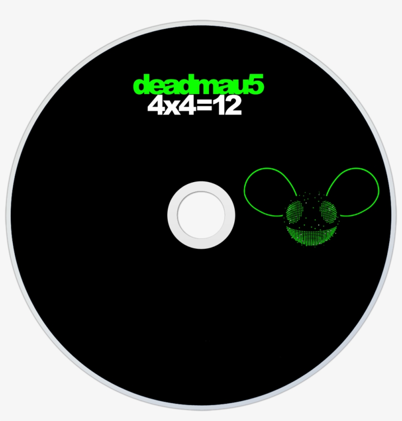 [label] Deadmau5 - 4x4=12 - Deadmau5 Album 4x4 12 Painting Music Art 24x18 Print, transparent png download