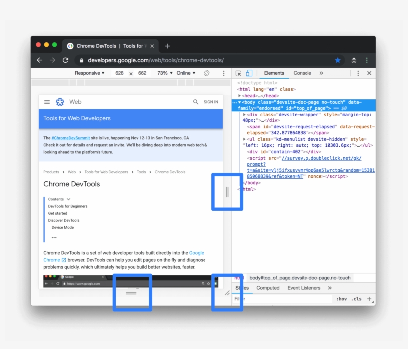 The Handles For Changing The Viewport's Dimensions - Viewport, transparent png download