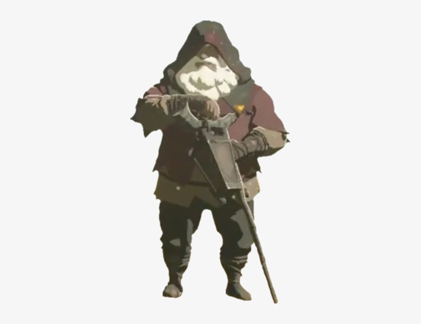 Breath Of The Wild Characters The Old Man - Breath Of The Wild Old Man, transparent png download