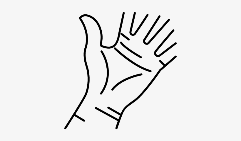Hand Palm Vector - Human Body, transparent png download
