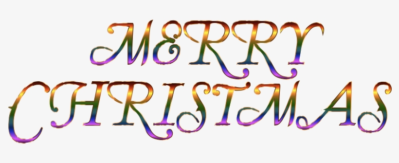 Medium Image - Merry Christmas With No Background, transparent png download