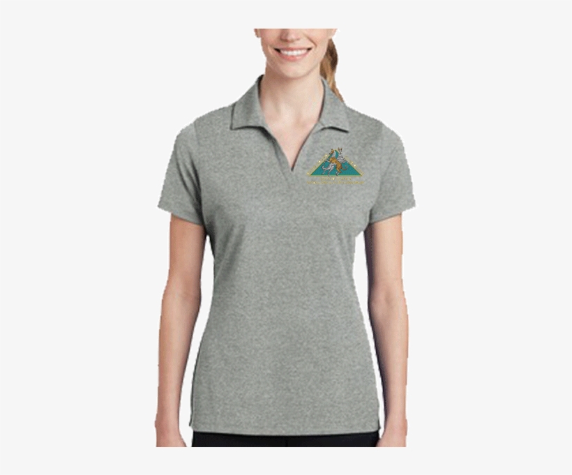 Ladies Polo Wlogo - Sport-tek Ladies Posicharge Racermesh Lst640, transparent png download