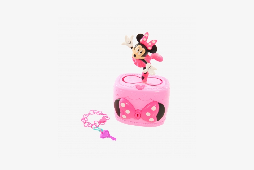 Minnie's Happy Helpers Musical Jewelry Box - Disney Minnie Bow-tique Musical Jewellery Box, transparent png download