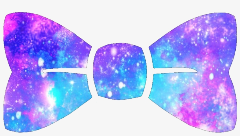Bows Ribbon Galaxy Glitter Girly Png Png Pink Bow Ribbon - Butterfly, transparent png download