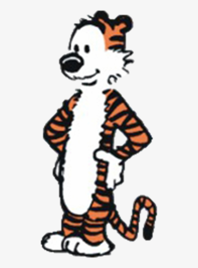 Hobbes Smiling - Hobbes The Tiger Smiling, transparent png download