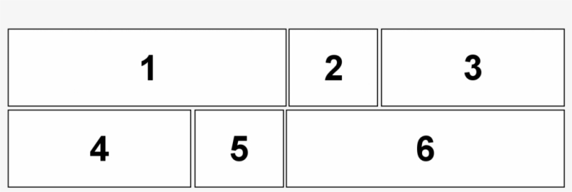 Sunday Comic Strip Layout When Arranged To Fill A Quarter - Comic Strip Layout, transparent png download