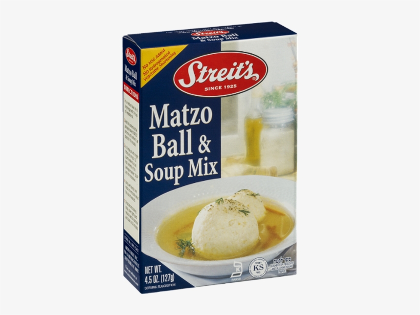 Streit's Matzo Ball & Soup Mix - 4.5 Oz Box, transparent png download