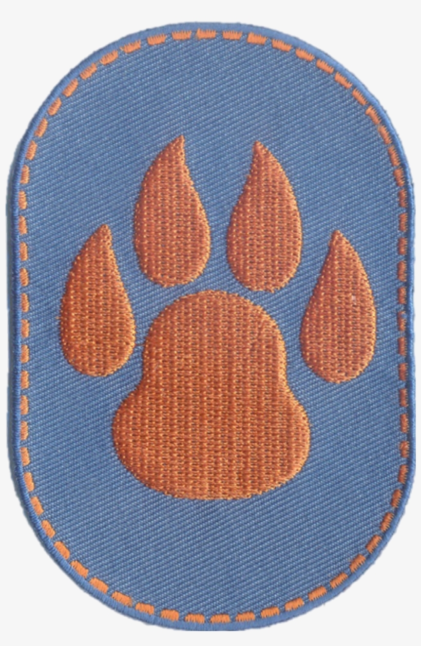 Opstrijk Knielap Hond - Knielap Opstrijkje Wolf, transparent png download