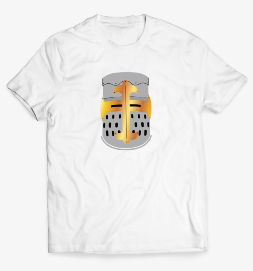 Silver Helmet Foil Tee - T-shirt, transparent png download