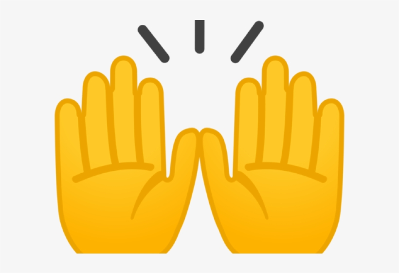 Hand Emoji Clipart Air Emoji Png - 🙌 Significado, transparent png download