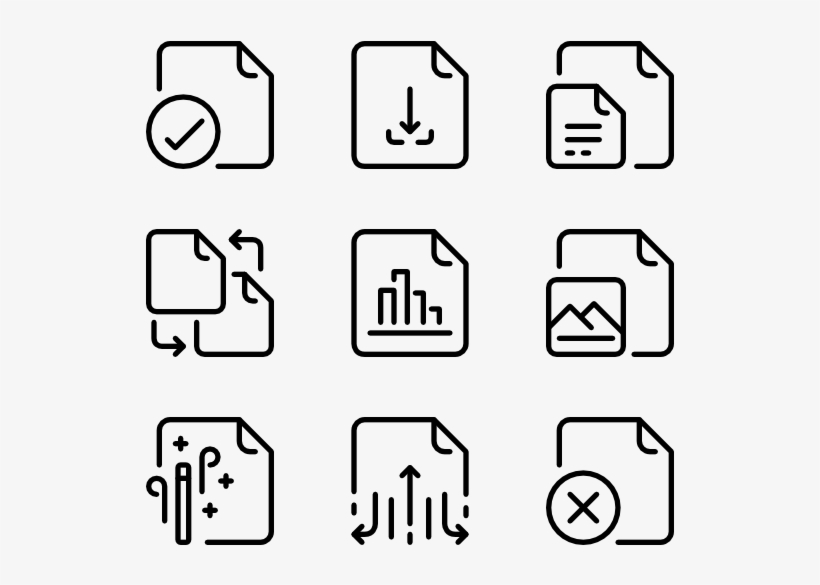 Files 20 Icons - Work Icons, transparent png download