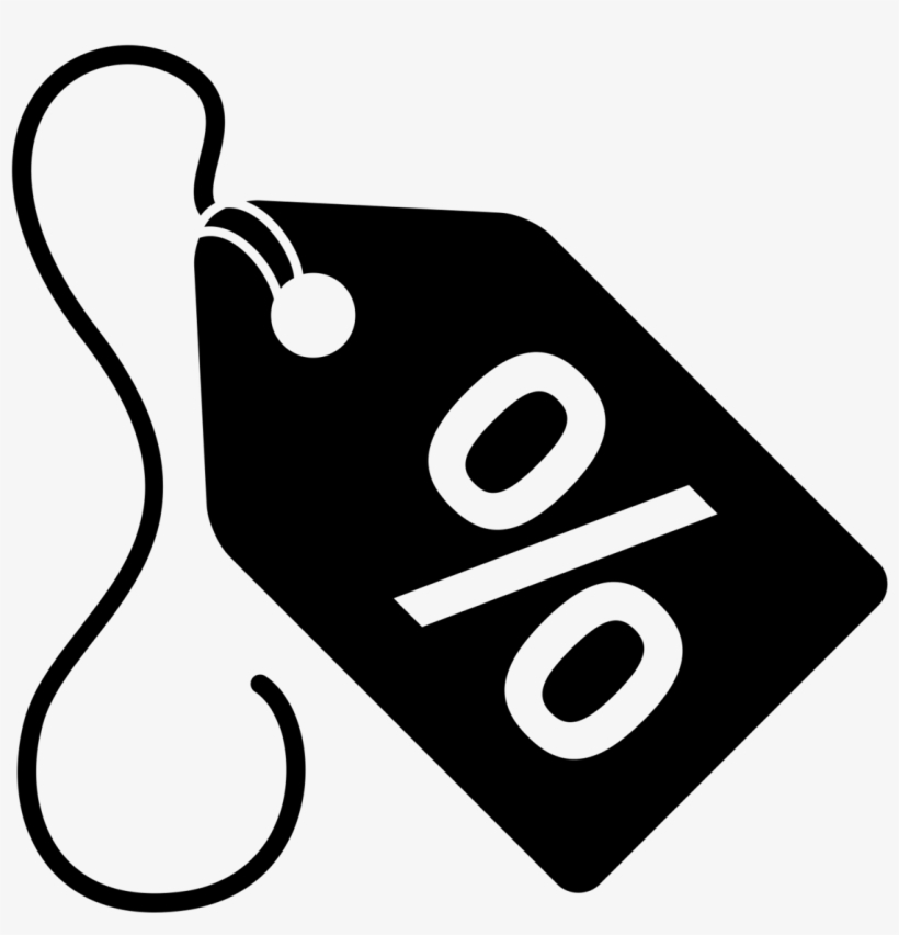 Percentage Png File - Discounts Clipart Black And White, transparent png download
