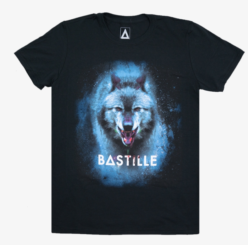 Black Wolf Tee - T-shirt, transparent png download