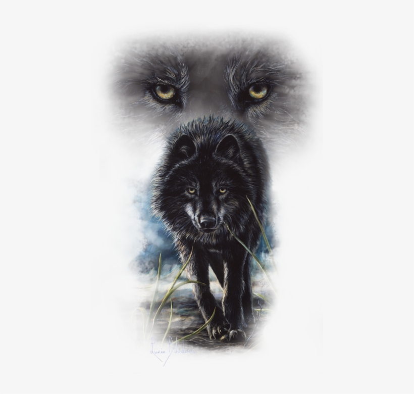 Bleed Area May Not Be Visible - Black Wolf Hunting, transparent png download