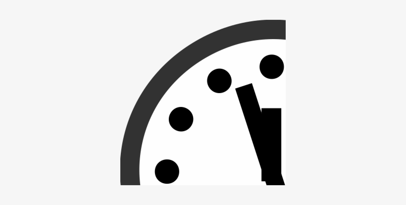 It's Doomsday Clock Time Again - 世界 終末 時計 2016, transparent png download
