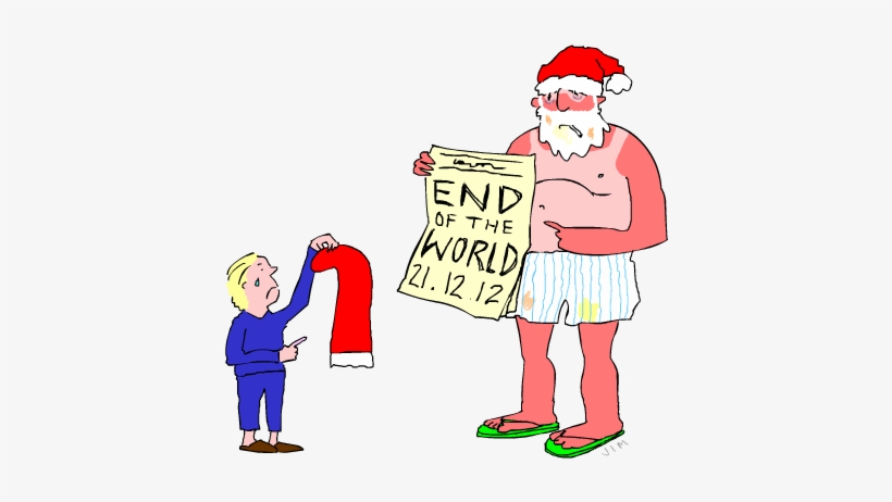 Doomsday, The Word Of The Month By Gymglish - Cartoon, transparent png download