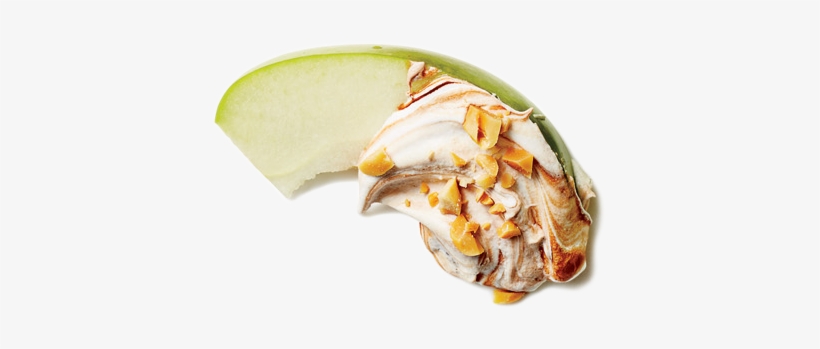 Apple Slices With Chocolate Dip And Crushed Peanuts - Apple, transparent png download