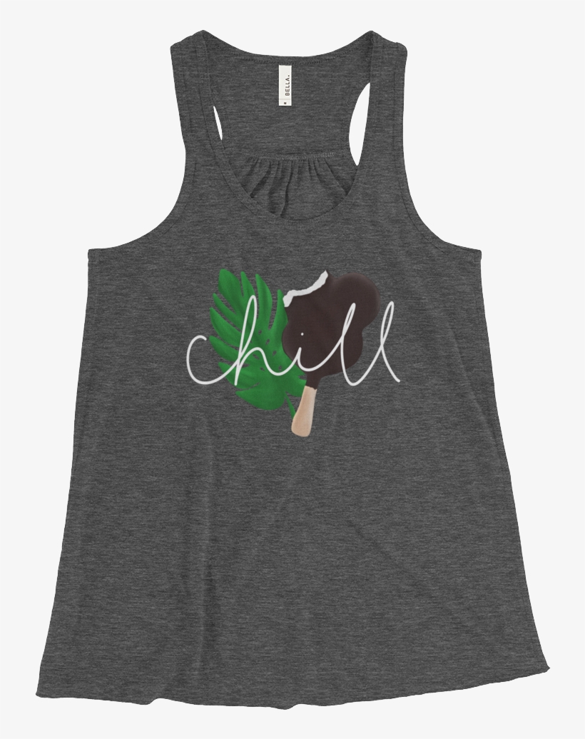 Women's Flowy Tank - Bella + Canvas Ladies' B8800 Flowy Racerback Tank, transparent png download