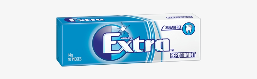 Extra™ Peppermint 14g 10 Pieces - Extra Peppermint, transparent png download