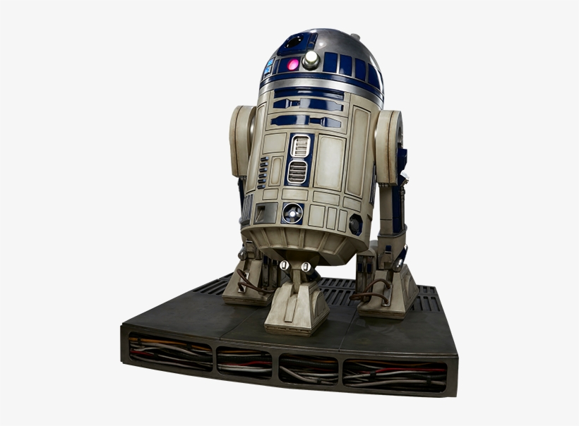 R2 D2 Life Size Figure - R2-d2, transparent png download