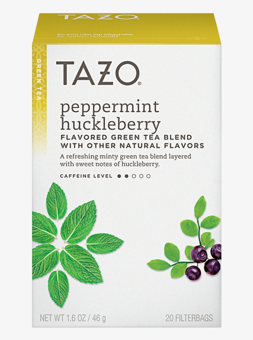 Tazo Peppermint Huckleberry 20ct - Tazo Tazo Apricot Vanilla Creme White Tea -- 20 Tea, transparent png download