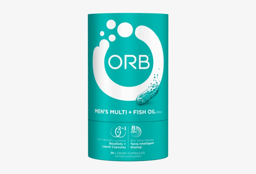 Men's Multi Fish Oil - Orb Vitamins, transparent png download