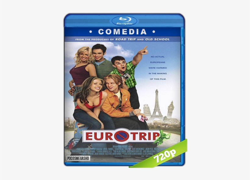 Euroviaje Censurado Brrip 720p Audio Dual Latino/ingles - Eurotrip Dvd Cover, transparent png download