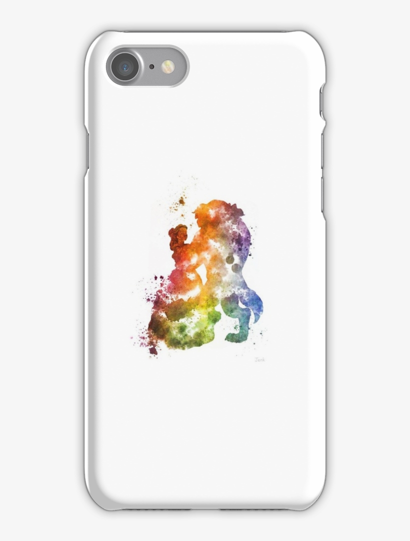 Splatter Paint Beauty And The Beast Iphone 7 Snap Case - Beauty And The Beast Fine Art, transparent png download
