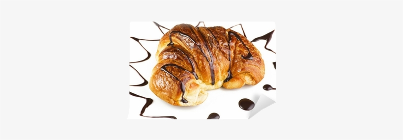 Fresh And Tasty Croissant On The White Wall Mural • - Croissant Dulce, transparent png download