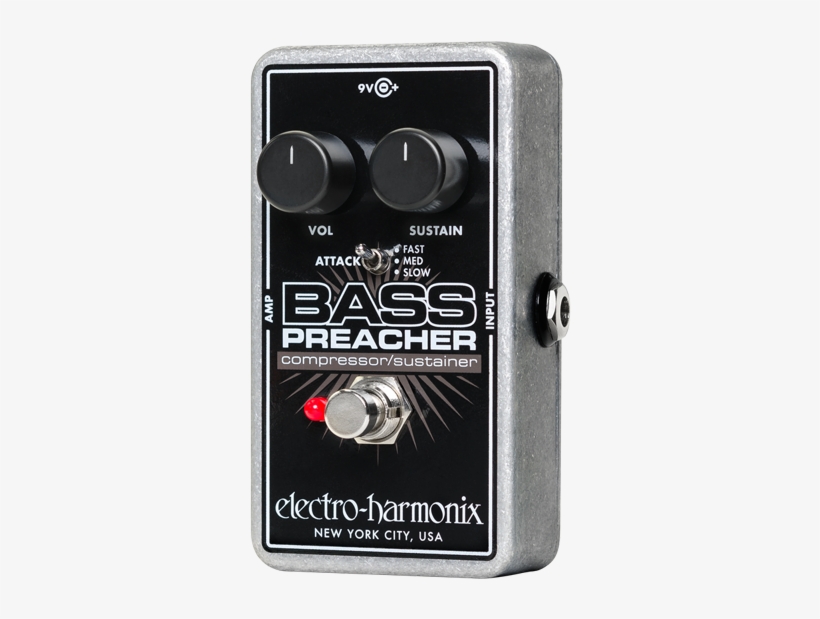 Electro-harmonix Bass Preacher Compressor/sustainer - Electro Harmonix Bass Preacher Bass Compressor + Sustainer, transparent png download