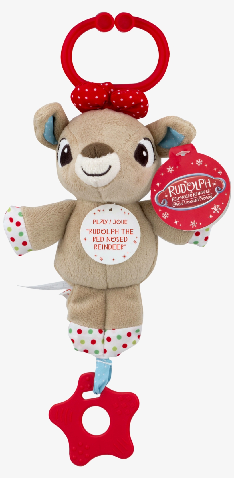 Rudolph Red Nosed Reindeer Clarice On The Go Musical - Stuffed Toy, transparent png download