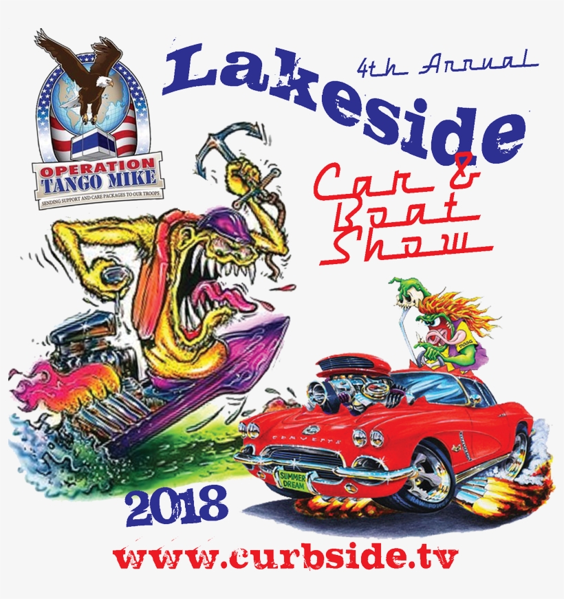 Lakeside Car & Boat Show 2018 - Blaues Kabriolett 1962 Korvette Grußkarte, transparent png download