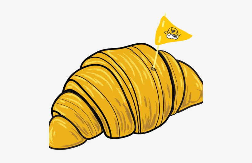 French Butter Croissant - Croissant, transparent png download