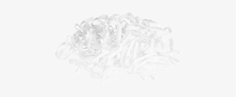 Postman Rubber Band 200gm - Kerbl Plaiting Bands White 500 Pack, transparent png download