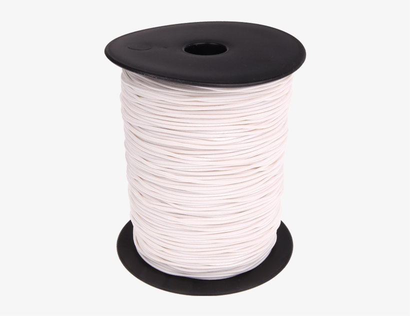 250m Rubber Band 2mm White - Elasticity, transparent png download