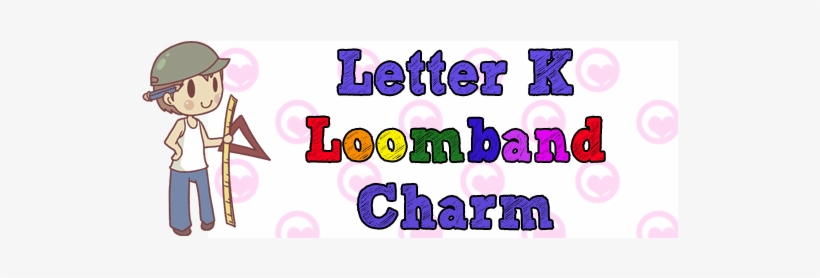 Letter K Loom Charms, transparent png download