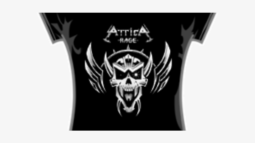 Womens Classic Skull T-shirt - Attica Rage Ruin Nation, transparent png download