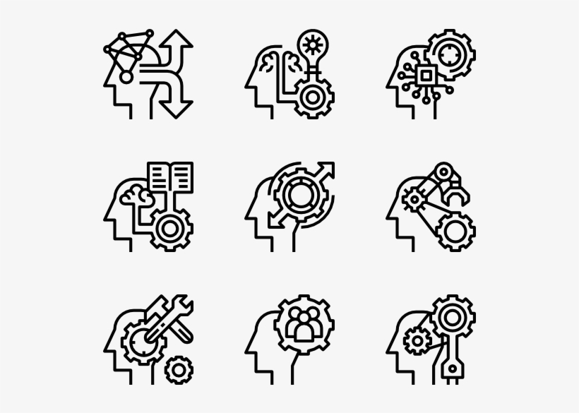 Brain Process - Webdesign Icons, transparent png download