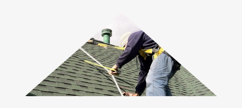 Residential Roofing - Roofer With Harness, transparent png download