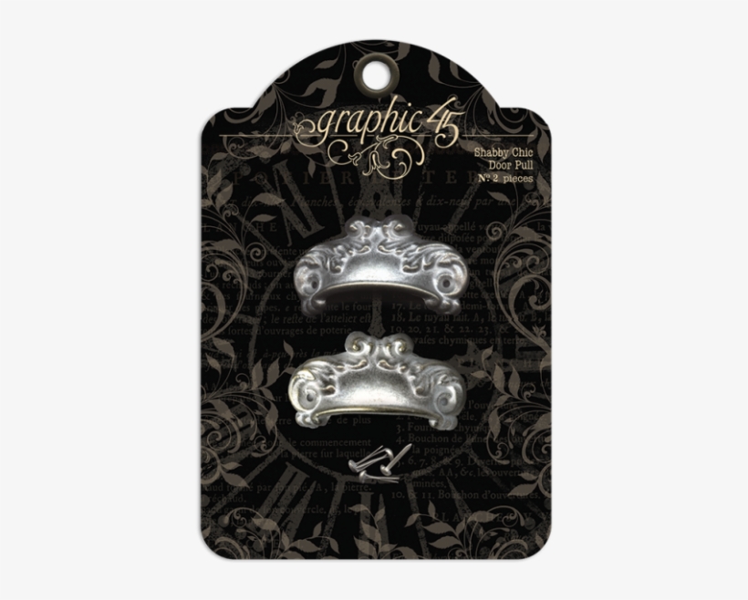 G4500842 - Graphic 45 Staples - Shabby Chic Door Pull, transparent png download