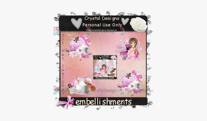 Marschmelos Candy Embellishments Pack - Depoimentos Para Namorado, transparent png download