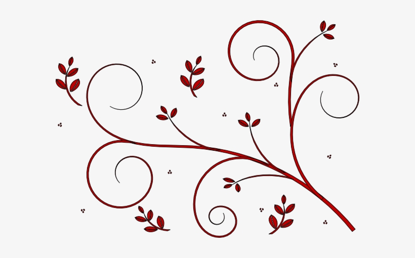 Oo Reddd - Red Floral Vector Png, transparent png download