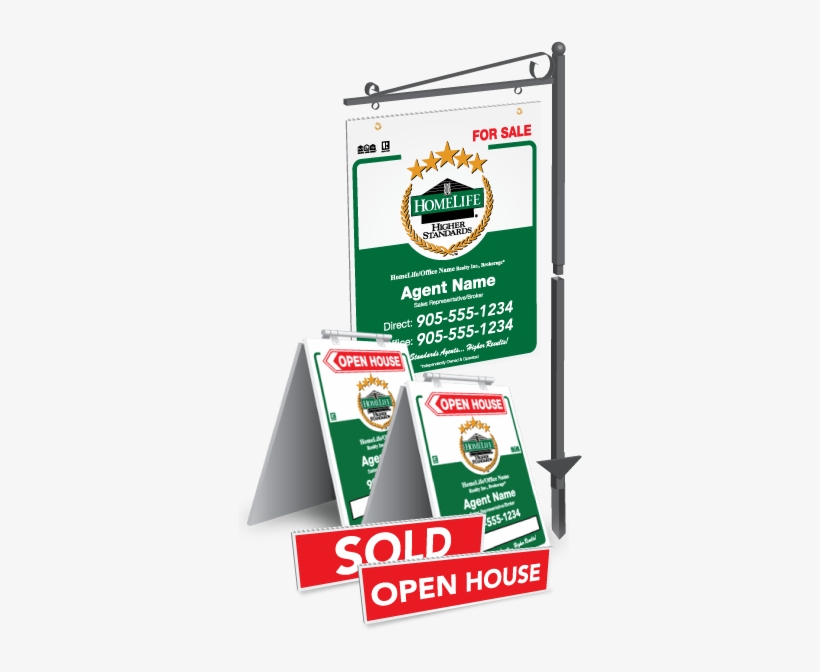 Real Estate Signs - Homelife Real Estate Signs, transparent png download