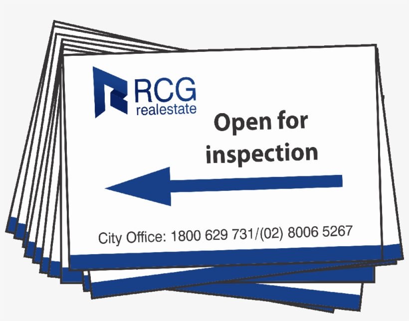 Rcg Real Estate Corflute - Real Estate, transparent png download
