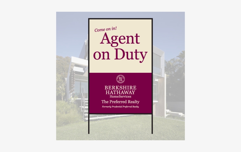 Aluminum Sign Faced Walking A-frame - Berkshire Hathaway, transparent png download