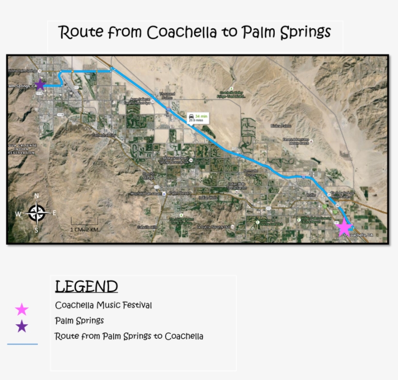 All Cars Being Kept In The Coachella Car Parks May - Location Of Coachella Music Festival, transparent png download