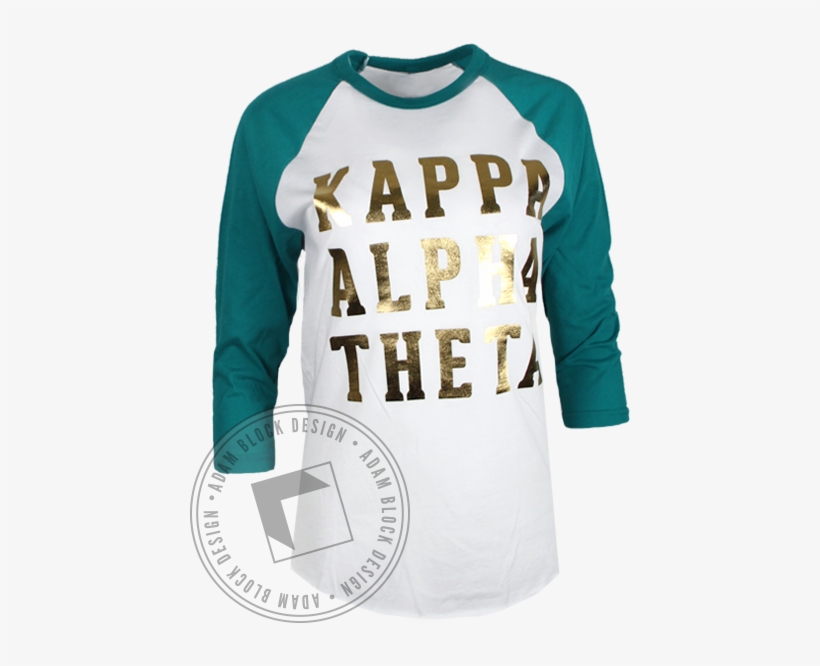 Kappa Alpha Theta The New Face Baseball Tshirt - Long-sleeved T-shirt, transparent png download