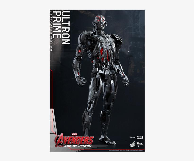 1 Of - Hot Toys Marvel Avengers Age Of Ultron Ultron Prime, transparent png download